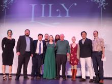 Taken at the film premiere of Lily at the Carroll County Arts Council, November 14 ,2022. Arianna Arnold, Jeffrey Gates, Juliano Aniceto, Nathaniel Parks, Katie Procell, Nicole Okundaye, Garth Baxter, Sadie Roussell, Han Jeong Wook, Stephen Strosnider. 